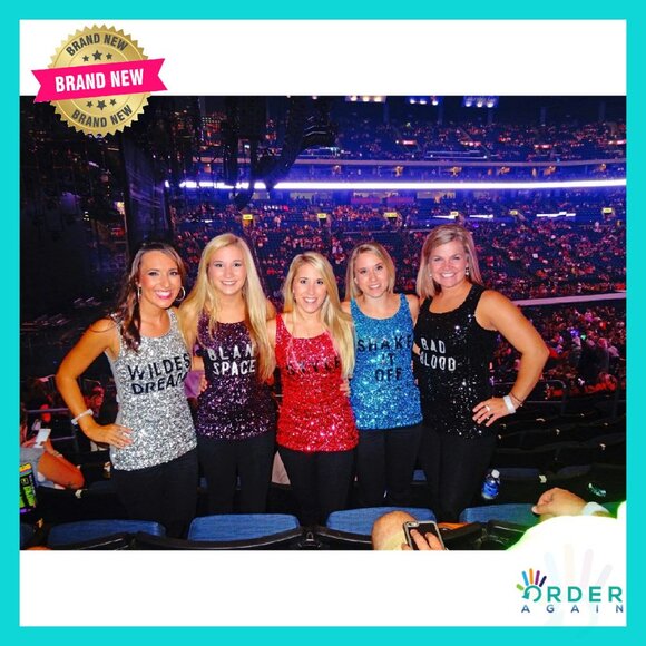 Sequin Sparkle Tank Top Glam Y2K Party Vest Elegant Night Out Stretchy Fit - Picture 8 of 8